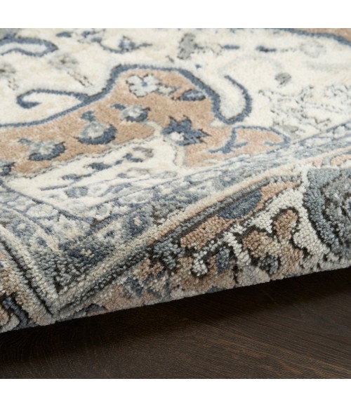 Nourison Concerto Ivory Taupe CNC18 2 ft. 2 in. X 7 ft. 6 Rect. Rug
