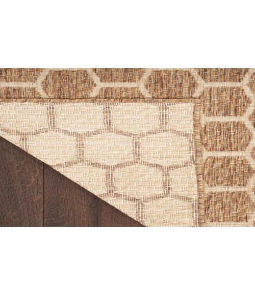 Nourison Reversible Indoor Outdoor Natural Rug RVB01 9 ft. X 12 ft. Rectangle - Rugs Town Nourison Reversible Indoor Outdoor Natural RVB01 9 ft. X 12 ft. Rectangle Rug
