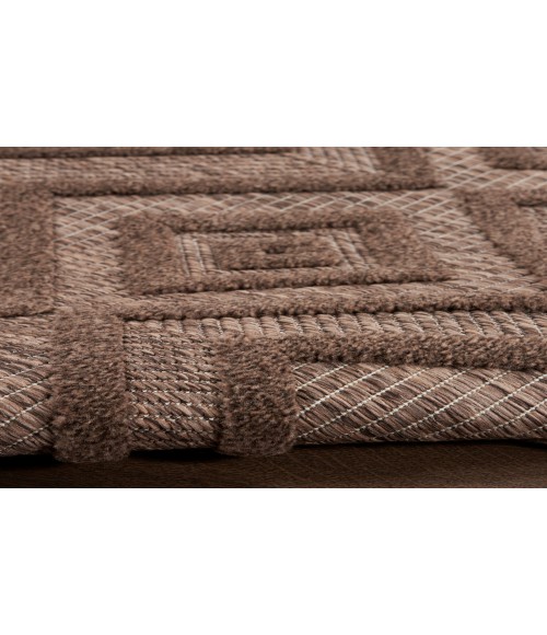 Nourison Versatile Brown NRV01 5 ft. X 7 ft. Rectangle Rug