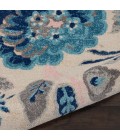 Nourison Tranquil Area Rug TRA02-Ivory/Light Blue
