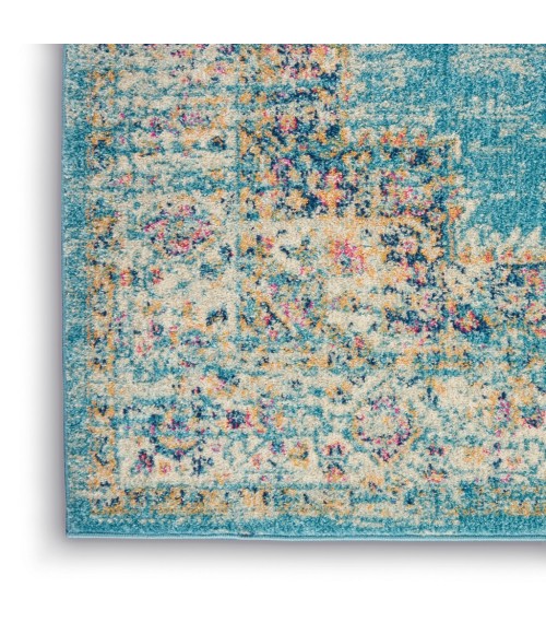 Nourison Passion Runner Area Rug PSN03-Light Blue