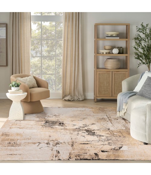 Nourison Home Washable Decor Mocha WSD09 9 ft. X 12 ft. Rectangle Rug