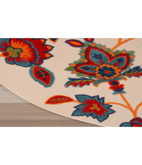 Nourison Aloha Multicolor ALH31 7’10” Round Rug