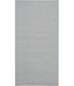 Nourison Home Jubilant JUB06 Ivory Light Blue 2 ft. X 4 ft. Area Rug