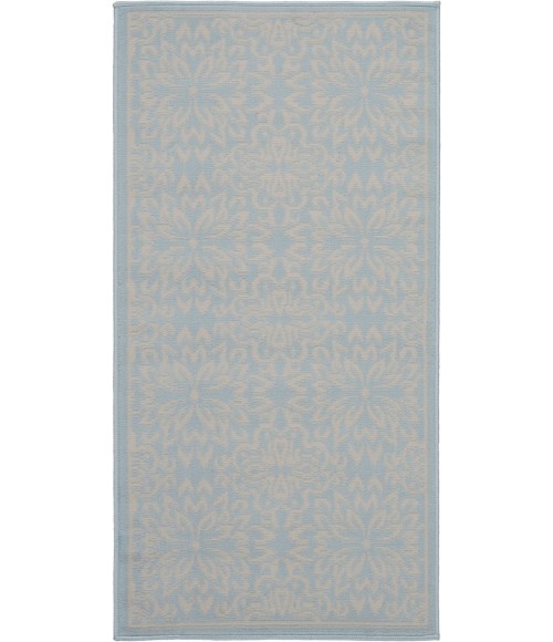 Nourison Jubilant Area Rug JUB06-Ivory/Light Blue