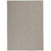 Nourison Courtyard - Cou01 Ivory Charcoal Area Rug 6 ft. X 9 ft. Rectangle