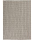 Nourison Courtyard Area Rug COU01-Ivory Charcoal