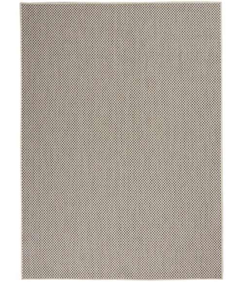Nourison Courtyard Area Rug COU01-Ivory Charcoal