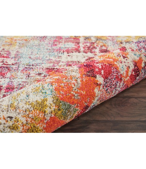 Nourison Celestial Area Rug CES13-Pink/Multicolor