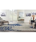 Nourison Aloha Ivory Navy Rug ALH05 9 ft. X 12 ft. Rectangle - Rugs Town Nourison Aloha Ivory Navy ALH05 9 ft. X 12 ft. Rectangle Rug