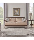 Nourison Rustic Textures Area Rug RUS07 Grey/Beige 7'10" Round