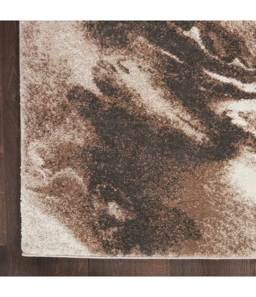 Kathy Ireland American Manor Area Rug AMR03 Iv/Mocha 2'2" x 7'6"