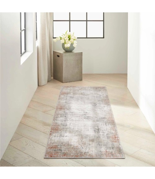 Calvin Klein CK022 Infinity Rust Multicolor IFN01 6 ft. X 9 ft. Rect. Rug