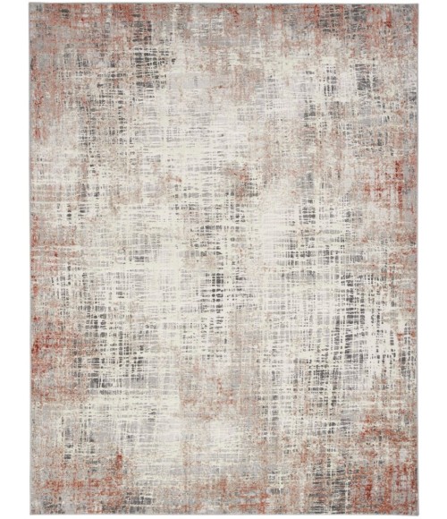 Calvin Klein CK022 Infinity Rust Multicolor IFN01 6 ft. X 9 ft. Rect. Rug