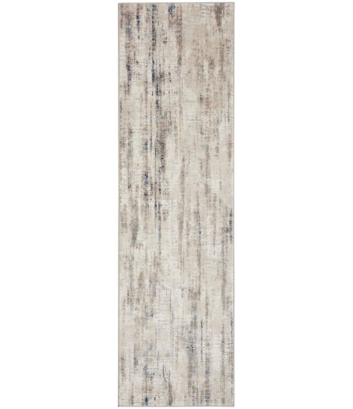 Calvin Klein CK022 Infinity Ivory Grey Blue IFN02 6 ft. X 9 ft. Rect. Rug