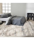Calvin Klein CK022 Infinity Ivory Grey Blue IFN02 6 ft. X 9 ft. Rect. Rug
