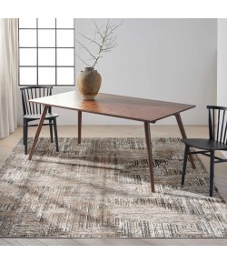 Calvin Klein CK024 Irradiant Black Ivory IRR01 8 ft. X 10 ft. Rect. Rug