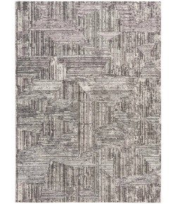 Calvin Klein CK024 Irradiant Cream Black IRR01 8 ft. X 10 ft. Rect. Rug