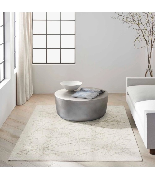 Calvin Klein CK044 Wander Ivory Grey WND01 8 ft. X 10 ft. Rect. Rug