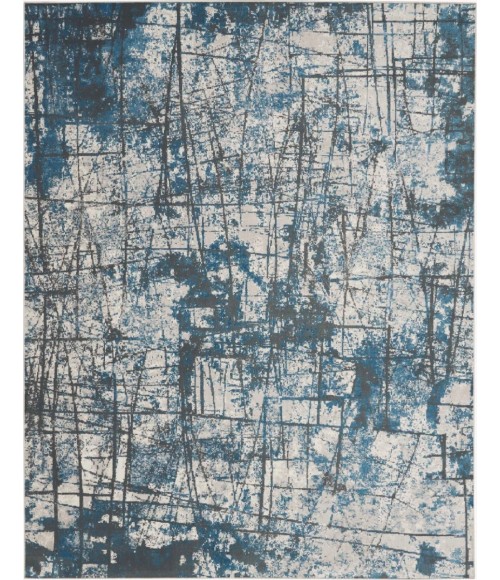 Calvin Klein CK970 Vapor Grey Blue CK972 8 ft. X 10 ft. Rect. Rug