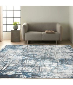 Calvin Klein CK970 Vapor Grey Blue CK972 8 ft. X 10 ft. Rect. Rug
