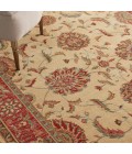 Nourison Living Treasures Area Rug LI04-Ivory/Red
