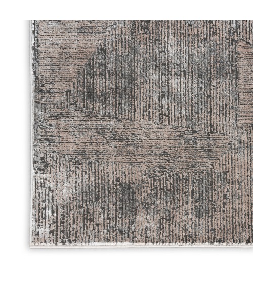 Calvin Klein Irradiant Area Rug IRR01 Black Ivory