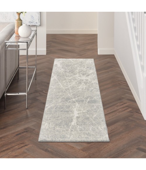Nourison Splendid Ivory Grey SLD02 2 ft. 2 in. X 7 ft. 6 in. Rect. Rug