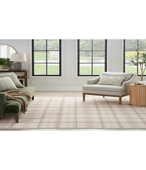 Nourison Grafix Ivory Beige GRF03 7 ft. X 10 ft. Rectangle Rug