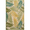 Nourison Aloha Green Multicolor ALH18 6 ft. X 9 ft. Rectangle Rug