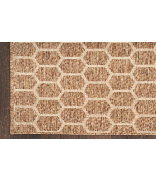 Nourison Reversible Indoor Outdoor Natural Rug RVB01 9 ft. X 12 ft. Rectangle - Rugs Town Nourison Reversible Indoor Outdoor Natural RVB01 9 ft. X 12 ft. Rectangle Rug