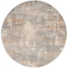 Calvin Klein Ck950 Rush - Ck951 Grey Beige Area Rug 6 ft. X Round