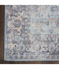 Nicole Curtis Machine Washable Series 1 Area Rug SR104 Light Grey/Blue