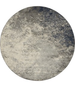 Nourison Passion - Psn10 Charcoal Ivory Area Rug 8 ft. X Round