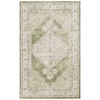 Nourison Astra Machine Washable Ivory Green ASW11 2 ft. 2 in. X 4 ft. Rectangle Rug