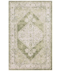 Nourison Home Astra Machine Washable ASW11 Ivory Green 2 ft. 2 in. X 4 ft. Area Rug
