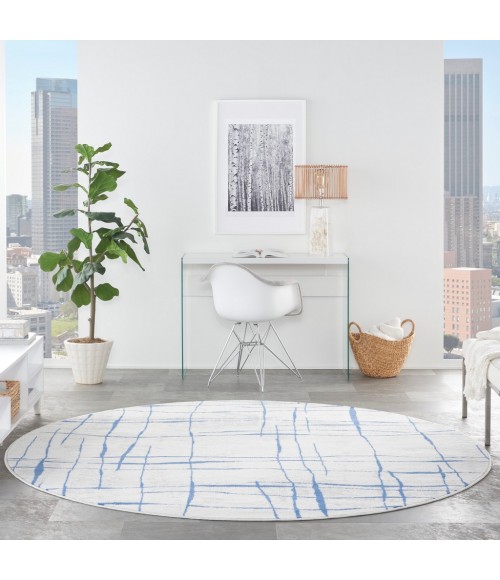 Nourison Whimsicle Area Rug WHS09-Ivory Blue