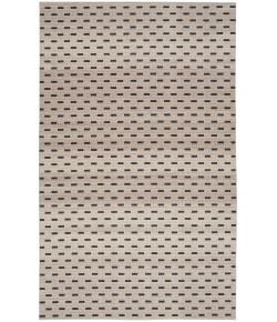 Nourison Nourison Washables Cream Black NWB12 4 ft. X 6 ft. Rectangle Rug
