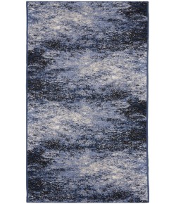 Nourison Passion Light Blue Black PSN10 1 ft. 10 in. X 6 ft. Rectangle Rug