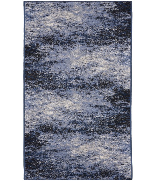 Nourison Passion Light Blue Black Rug PSN10 1 ft. 10 in. X 6 ft. Rectangle - Rugs Town Nourison Passion Light Blue Black PSN10 1 ft. 10 in. X 6 ft. Rectangle Rug
