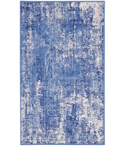 Nourison Whimsicle - Whs08 Blue Ivory Area Rug 3 ft. X 5 ft. Rectangle