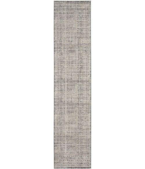 Nourison Lynx Ivory Blue LNX06 12 ft. Rect. Rug