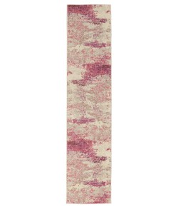 Nourison Celestial - Ces02 Ivory Pink Area Rug 2 ft. 2 X 10 ft. Rectangle