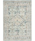 Nourison Home Washable Decor Blue Taupe WSD12 6 ft. 7 in. X 9 ft. Rectangle Rug
