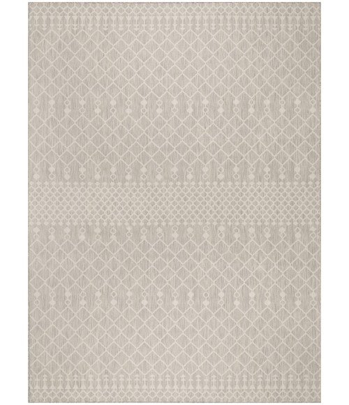 Nourison Positano Light Grey POS02 9 ft. X 12 ft. Rect. Rug