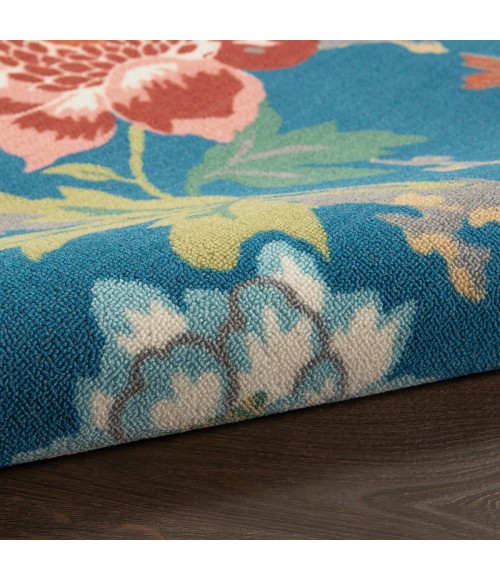 Waverly Sun N' Shade Area Rug SND82 Blue/Multicolor 10' x 13'
