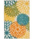 Nourison Aloha Area Rug ALH05 Turquoise Multicolor