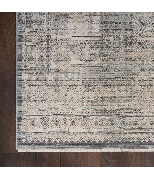 Nourison Lynx Ivory Blue LNX06 12 ft. X 16 ft. Rect. Rug