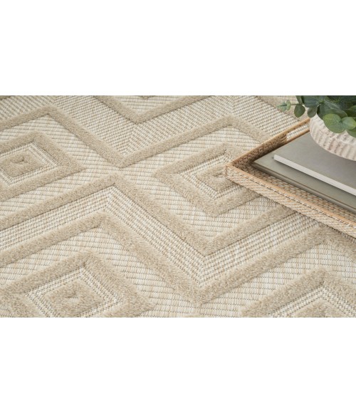 Nourison Versatile Cream Rug NRV01 9 ft. X 12 ft. Rectangle - Rugs Town Nourison Versatile Cream NRV01 9 ft. X 12 ft. Rectangle Rug