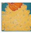 Nourison Allur Area Rug ALR06-Turquoise Multicolor